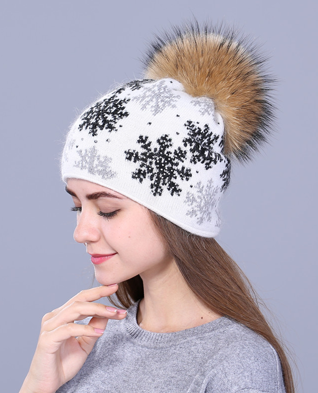 Real mink knitted Beanie Real mink knitted Beanie