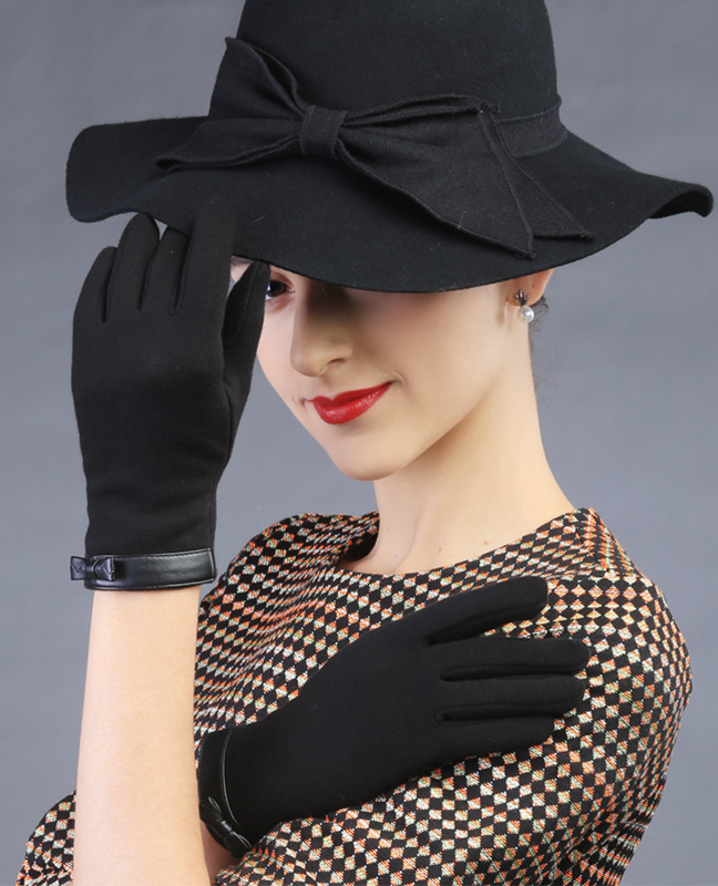 Vintage Bow leather gloves Vintage Bow leather gloves