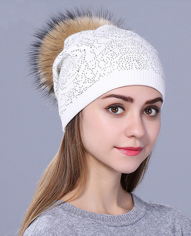 Rhinestone Winter hat Rhinestone Winter hat
