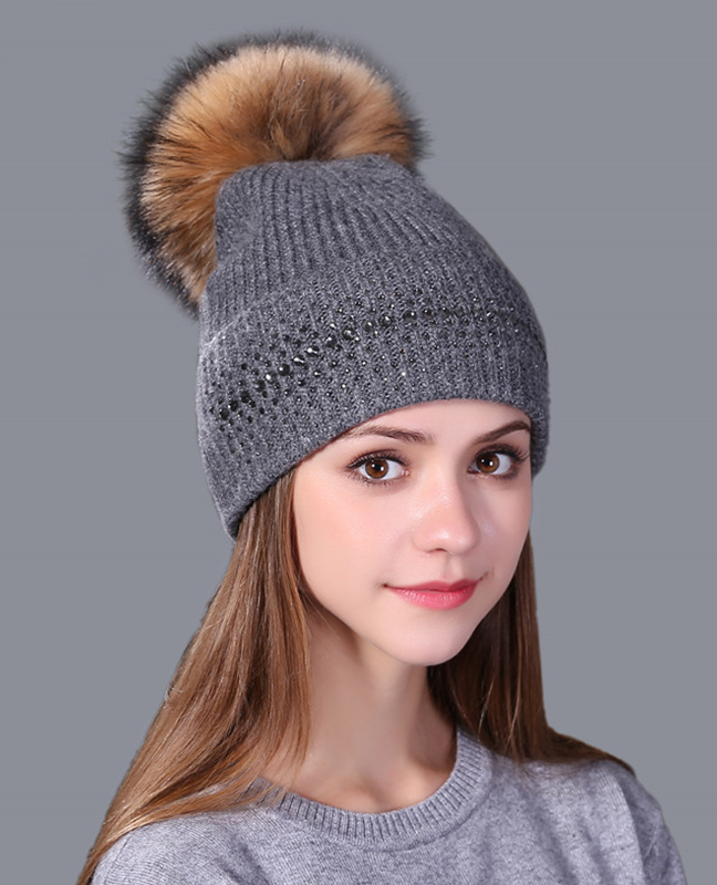 Genuine mink fur beanie Genuine mink fur beanie