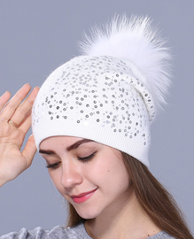 Shinning wool Beanie
